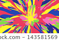 徑向繪畫背景插圖_彩色_16:9 143581569