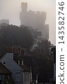 Arundel Castle rising through the mist 143582746