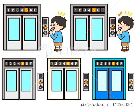 電梯插畫集 電梯插畫集 143583094