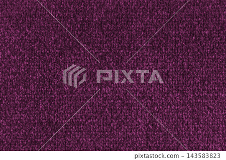 Close up, macro pink fabric surface texture background with velvet, microfiber textile surface 143583823