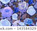 roses seamless pattern 4 143584329