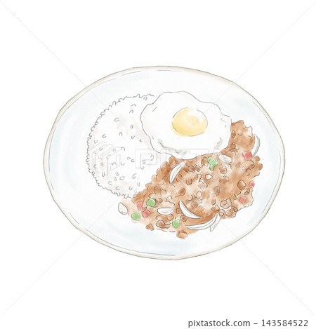 泰國食品的加包飯 泰國食品的加包飯 143584522