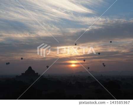 View of Bagan (Myanmar) View of Bagan (Myanmar) 143585367