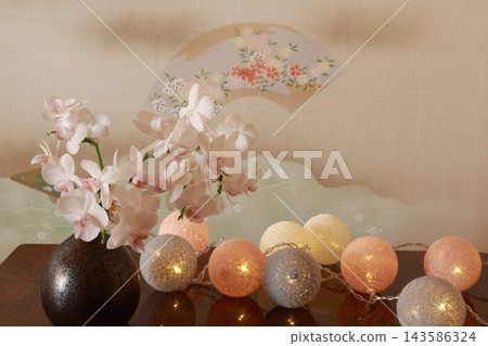 日式蘭花圖片 日式蘭花圖片 143586324