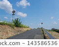 防止交通事故的道路標誌和道路標記 143586536