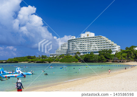 沖繩萬座海灘美景 143586598