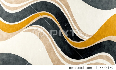 elegant abstract composition of flowing organic waves and layered paper cut shapes elegant abstract composition of flowing organic waves and layered paper cut shapes 143587160