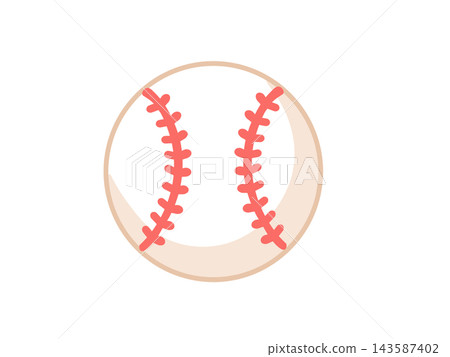 Cute baseball illustration Cute baseball illustration 143587402
