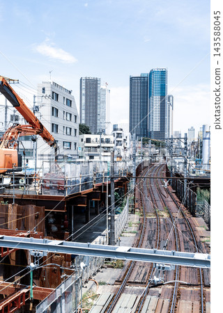 東京雜司谷:都電荒川線及地下隧道建設,2026年7月,f-5 冷色 東京雜司谷:都電荒川線及地下隧道建設,2026年7月,f-5 冷色 143588045
