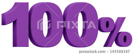 3D material_number_100%_purple 3D material_number_100%_purple 143589197