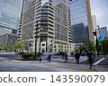 Intersection in the office district of Otemachi, Chiyoda Ward [City Image] 143590079