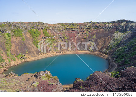Kerid Crater Lake in Iceland Kerid Crater Lake in Iceland 143590095