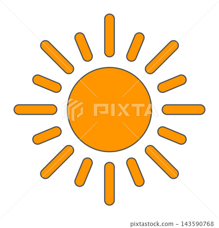 太陽圖示 143590768