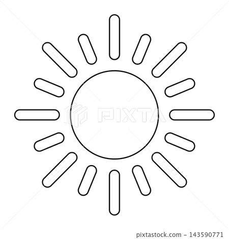 太陽圖示 太陽圖示 143590771