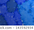 A fluid acrylic texture where blue and light blue blend together. 143592934