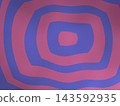 Blue-purple and pink wavy concentric circle pattern background 143592935