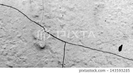 Close-Up of Cracked White Stucco and Plaster Wall Texture Close-Up of Cracked White Stucco and Plaster Wall Texture 143593285