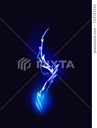 Lightning animation with sparks. Electricity thunderbolt danger, light electric powerful thunder. Bright energy effect, vector illustration Lightning animation with sparks. Electricity thunderbolt danger, light electric powerful thunder. Bright energy effect, vector illustration 143593542