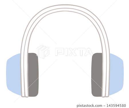 Illustration of headphones 143594580