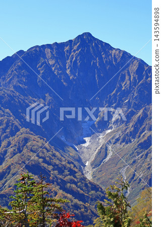 Mountain views from the summit of Mt. Kotomi in Hakuba Goryu Mountain views from the summit of Mt. Kotomi in Hakuba Goryu 143594898