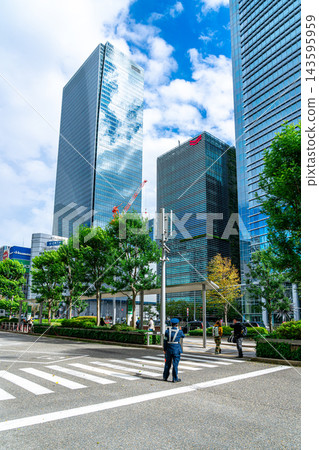 【東京】東京車站八重洲出口附近的街景 【東京】東京車站八重洲出口附近的街景 143595959