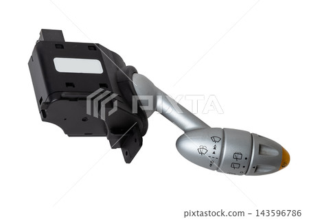 Switch arm stick control wipers mode of car. Auto service industry. Spare parts catalog Switch arm stick control wipers mode of car. Auto service industry. Spare parts catalog 143596786