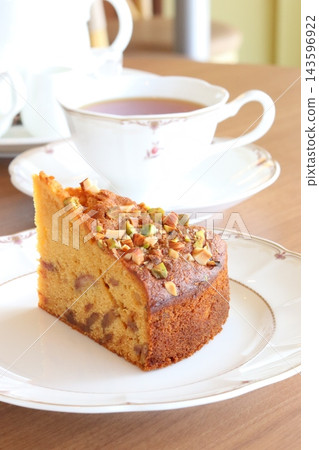 Delicious cake and tea Delicious cake and tea 143596922