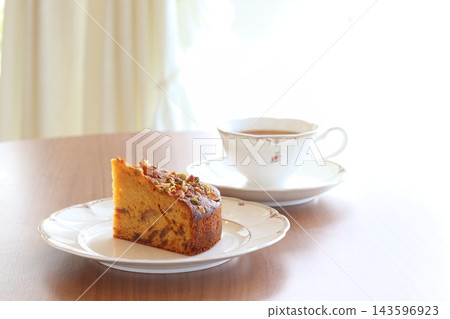 Delicious cake and tea Delicious cake and tea 143596923