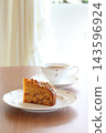Delicious cake and tea 143596924