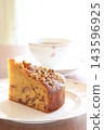 Delicious cake and tea 143596925