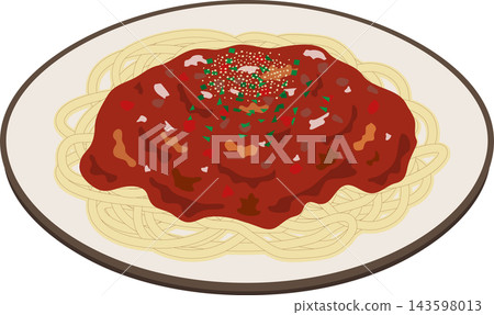 Meat sauce spaghetti Meat sauce spaghetti 143598013