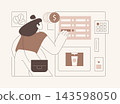 Coffee vending machine isolated cartoon vector illustrations. 143598050