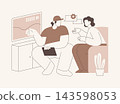 Home appliances repair isolated cartoon vector illustrations. 143598053