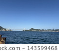 關門海峽和關門大橋的景色：碧海藍天，北九州和下關市盡收眼底。 143599468