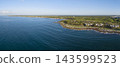 Panorama of tropical Caribbean coastline in Tulum in Quintana Roo Riviera Maya 143599523