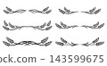 Wheat ears decorations, wheat spikes border bundle 143599675