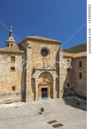 San Millan de la Cogolla monastery facade and courtyard San Millan de la Cogolla monastery facade and courtyard 143600062