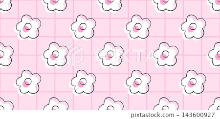 Gingham girly vector with pattern cute daisy and flower heart kawaii. Seamless tiny baby with print girl cover and texture vintage teen. Coquette stripe blossom with bg dot romantic. Gingham girly vector with pattern cute daisy and flower heart kawaii. Seamless tiny baby with print girl cover and texture vintage teen. Coquette stripe blossom with bg dot romantic. 143600927