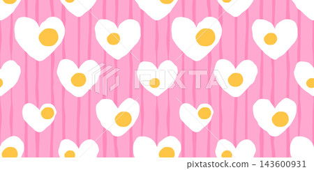 Food pattern love for print background heart and egg seamless cute. Texture backdrop girly for summer retro stripe and celebration greeting valentine. Simple line plaid for pink paper romance. Food pattern love for print background heart and egg seamless cute. Texture backdrop girly for summer retro stripe and celebration greeting valentine. Simple line plaid for pink paper romance. 143600931