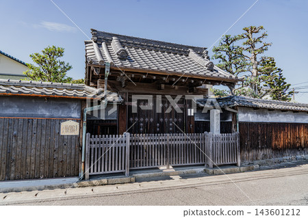 從清洲本陣（主旅館）遺址看到的城門景色。 143601212