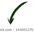Hand-drawn green ink brushstroke direction guide arrows (PNG transparent background, background removed) 143601276