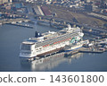 A photograph of the Norwegian Jade cruise ship docked at Hakodate Port in Hakodate City, Hokkaido. 143601800