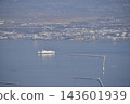 A morning scene of the Tsugaru Strait Ferry departing from Hakodate Port in Hakodate City, Hokkaido. 143601939