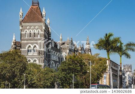 Front view of Oriental Building at DN Road Mumbai Maharashtra India Front view of Oriental Building at DN Road Mumbai Maharashtra India 143602686