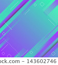 Geometric background material combining diagonal lines and rectangles 143602746