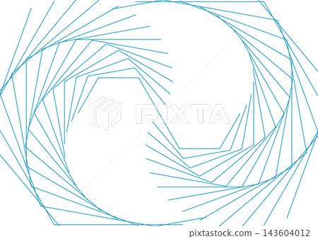 Blue hexagonal lines abstract futuristic tech pattern background 143604012