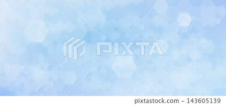 Light blue hexagon pattern with honeycomb mesh Light blue hexagon pattern with honeycomb mesh 143605139