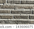A modern, textured stone-like wall surface with a rugged feel. 143606075