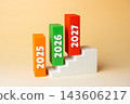 Growth through 2027. Growth and development, career advancement. The path to success. 143606217