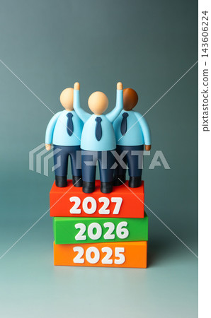 Best team of employees in 2027. Businesspeople and government officials. Annual results, leadership performance and organizational success. Review of business team achievements and successes. Best team of employees in 2027. Businesspeople and government officials. Annual results, leadership performance and organizational success. Review of business team achievements and successes. 143606224